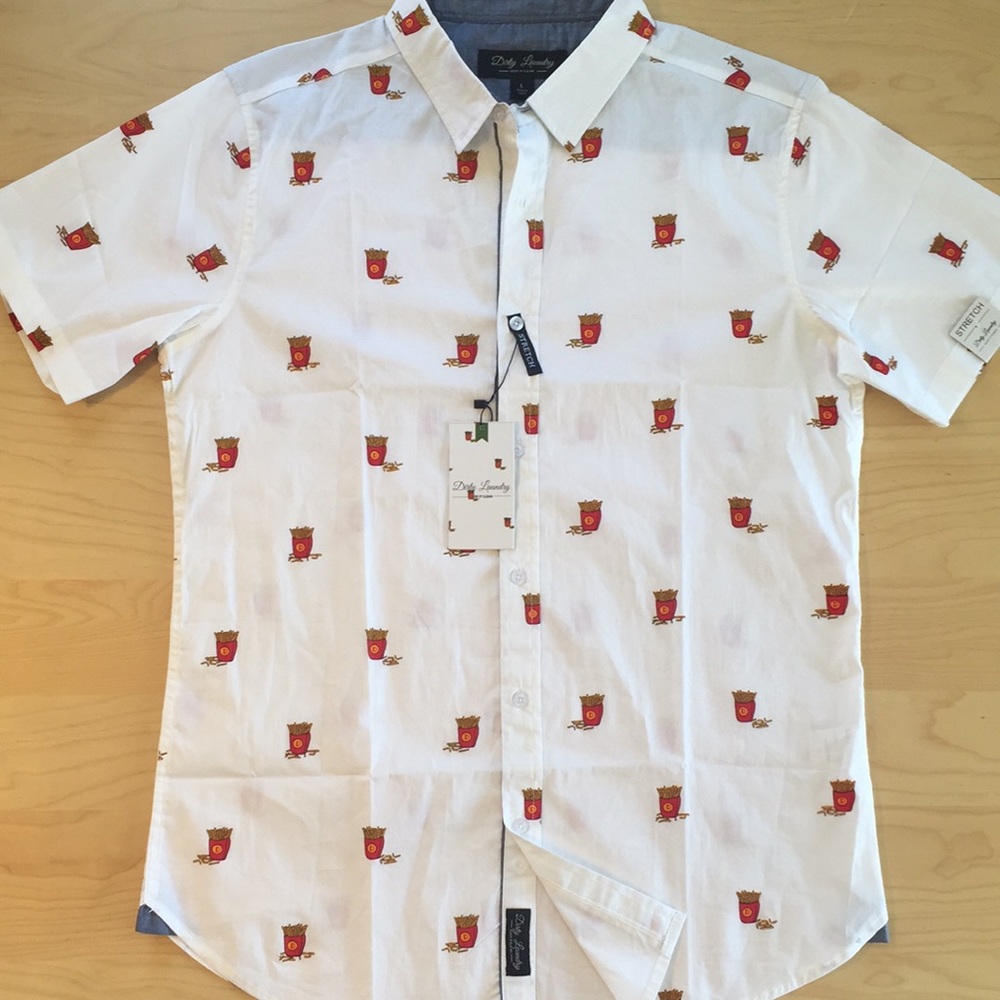 French Fries Button Down